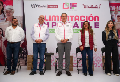 Fortalecen Pepe Chedraui y MariElise Budib seguridad alimentaria con entrega de despensas en San Francisco Totimehuacan