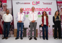 Fortalecen Pepe Chedraui y MariElise Budib seguridad alimentaria con entrega de despensas en San Francisco Totimehuacan
