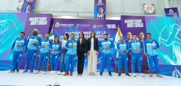 Guanajuato abandera a su delegaci&oacute;n rumbo a la Olimpiada Nacional 2026