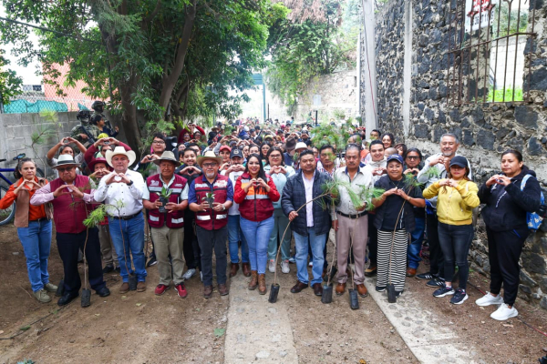 Impulsa Tonantzin Fern&aacute;ndez acciones permanentes de reforestaci&oacute;n en el Cerro Zapotecas