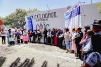 INICIA MUNDO TLATEHUI OBRAS EN LA DELEGACIÓN ATLIXCÁYOTL Y EN LA COLONIA EMILIANO ZAPATA