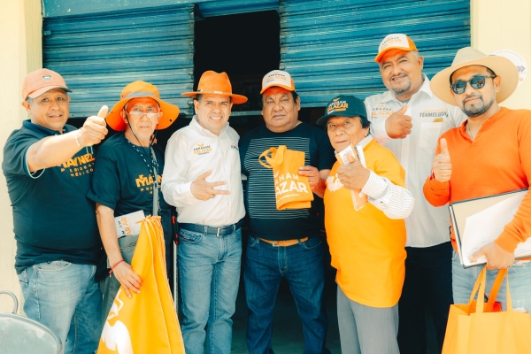 RECIBEN CON ÁNIMO PROPUESTAS DE ABRAHAM SALAZAR EN SAN BALTAZAR TEMAXCALAC