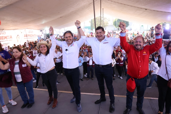 Agua y seguridad, prioridad en el próximo gobierno ratifica Armenta