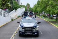 PATRULLAJE COORDINADO LAS 24 HORAS EN V&Iacute;A ATLIXC&Aacute;YOTL PARA REFORZAR LA SEGURIDAD