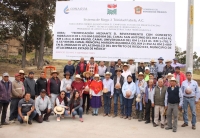 Inaugura Gobierno de Delfina Gómez obras hidráulicas para abastecimiento de agua en Aculco