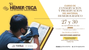 Ofrecerá Cultura cursos sobre reparación, preservación y conservación de material hemerográfico