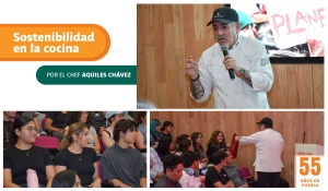 Chef Aquiles Chávez, figura icónica de la gastronomía mexicana, visita la UDLAP
