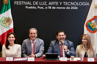 PUEBLA REFERENTE INTERNACIONAL EN INNOVACI&Oacute;N Y CULTURA CON FESTIVAL GLOW M&Eacute;XICO