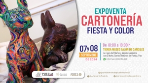 Con taller, expoventa y charlas, Cultura fomenta arte de cartonería