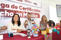 Entregan 98 certificados &ldquo;Hecho en M&eacute;xico&rdquo; a productores del campo poblano