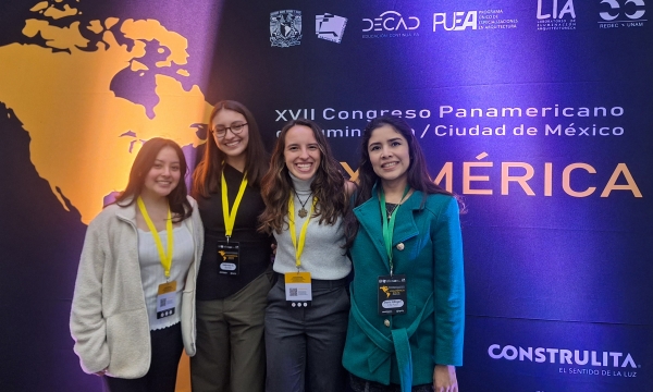 Destacan arquitectas de la UDLAP en el Congreso Panamericano de Iluminación Luxamérica 2024