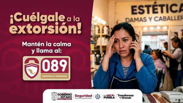 Brinda SSP atenci&oacute;n en Tecamachalco para prevenir llamadas y mensajes de extorsi&oacute;n