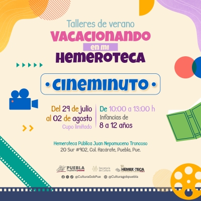 En Hemeroteca “Juan Nepomuceno Troncoso”, Cultura desarrollará talleres infantiles