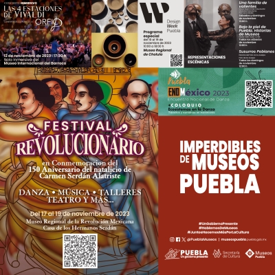 Presenta Museos Puebla 200 actividades culturales en noviembre