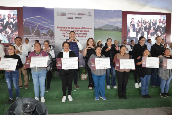 PROYECTOS DE OBRA COMUNITARIA CONTRIBUYEN AL CRECIMIENTO ECON&Oacute;MICO CON LIDERAZGO DE MUJERES