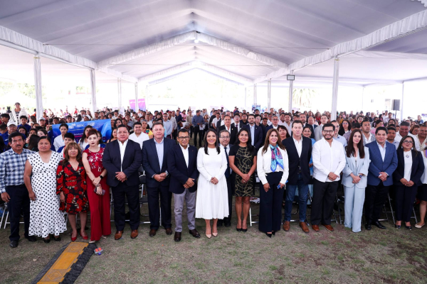 Lupita Cuautle presenta segundo informe trimestral con avances en seguridad, bienestar y desarrollo en San Andr&eacute;s Cholula