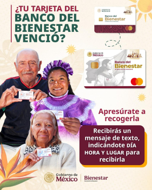 Bienestar Puebla repondr&aacute; m&aacute;s de 9 mil tarjetas vencidas del Banco del Bienestar