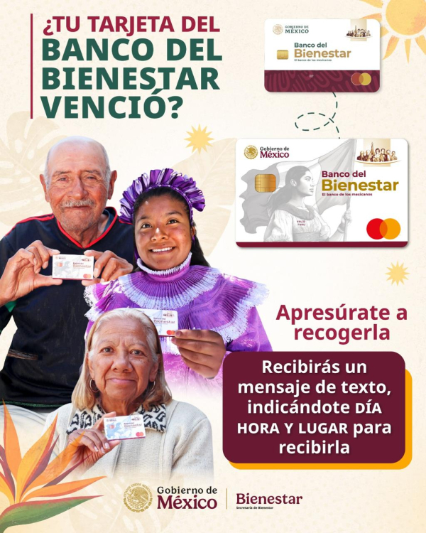 Bienestar Puebla repondr&aacute; m&aacute;s de 9 mil tarjetas vencidas del Banco del Bienestar