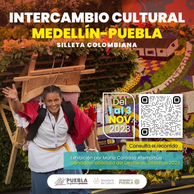 Exhibirá gobierno estatal silleta representativa de intercambio cultural entre Medellín y Puebla