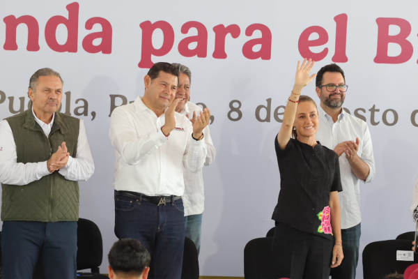 CLAUDIA SHEINBAUM CUMPLE AL MIL POR CIENTO CON PUEBLA: ARMENTA MIER