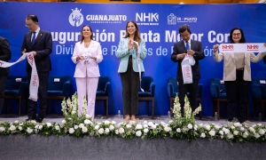 Inaugura Gobernadora planta Motor Core de NHK Spring México en Irapuato