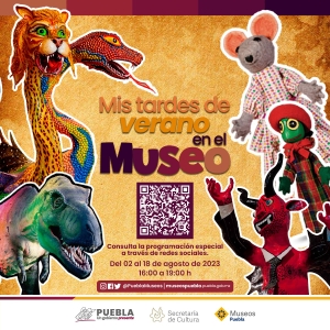 En museos, gobierno de Sergio Salomón programa actividades de verano para niñas y niños