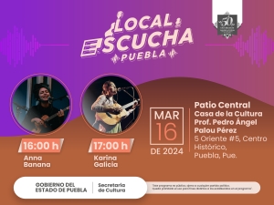 Presentará “Local, escucha Puebla” cinco conciertos de artistas poblanos