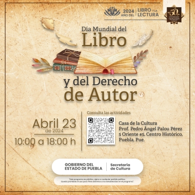 Acogerá Casa de la Cultura actividades para &quot;Día Mundial del Libro&quot;