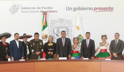 REFRENDARÁN FIESTAS PATRIAS EN PUEBLA UNIDAD Y ORGULLO DE SER MEXICANAS Y MEXICANOS: SERGIO SALOMÓN