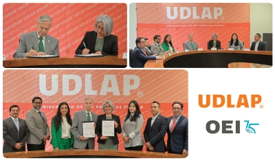 Impulsar programas educativos, culturales, científicos y sociales para un desarrollo social, ejes claves de la alianza OEI-UDLAP