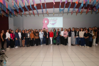 Encabeza Lupita Fern&aacute;ndez jornadas de prevenci&oacute;n y detecci&oacute;n oportuna del c&aacute;ncer de mama