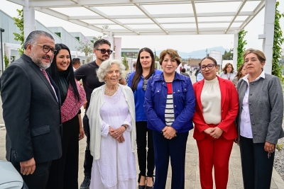 Convergen la cultura y la justicia social en el Ágora y Biblioteca Elena Poniatowska: Gobernadora Delfina Gómez