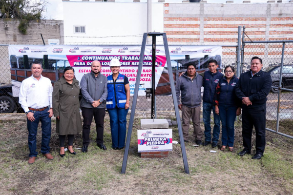 Gobierno de San Andr&eacute;s Cholula fortalece infraestructura educativa en San Francisco Acatepec